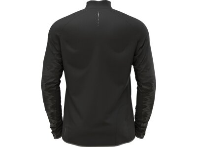 ODLO Herren Mid layer 1/2 zip ZEROWEIGHT C Schwarz