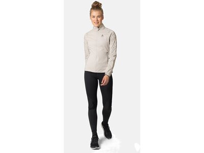 ODLO Damen Tights Tights ZEROWEIGHT WARM REFLECT Schwarz