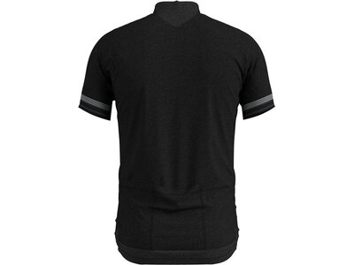 ODLO Herren Shirt Stand-up collar s/s 1/2 zip ELEMENT Schwarz