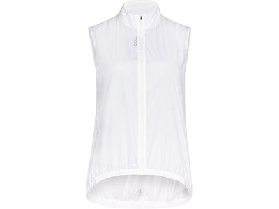 ODLO Damen Weste Vest ESSENTIAL WINDPROOF Weiß
