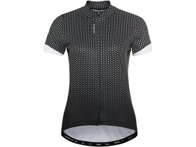 ODLO Damen Shirt Stand-up collar s/s full zip E Weiß