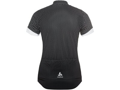 ODLO Damen Shirt Stand-up collar s/s full zip E Weiß