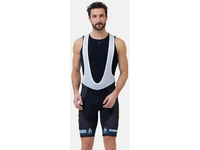 ODLO Herren Latzhose Bib shorts SCOTT SRAM REPLICA Weiß