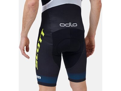 ODLO Herren Latzhose Bib shorts SCOTT SRAM REPLICA Weiß