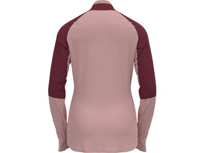 ODLO Damen Rolli Midlayer 1/2 zip SESVENNA SL Rot