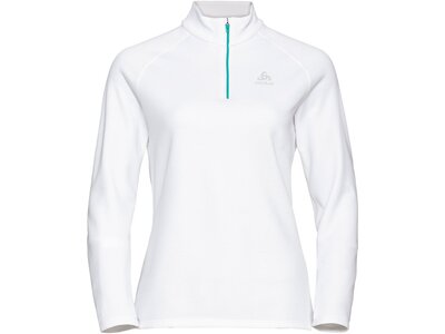 ODLO Damen Rolli Mid layer 1/2 zip BESSO Weiß