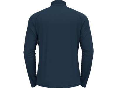 ODLO Herren Rolli Mid layer 1/2 zip BESSO Blau