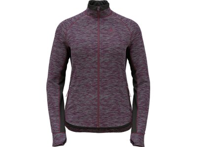 ODLO Damen Unterjacke Mid layer full zip BERRA SL Grau