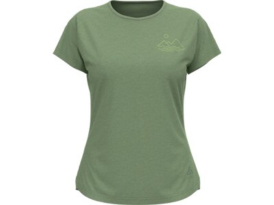 ODLO Damen Shirt T-shirt crew neck s/s ASCENT 3 Grün
