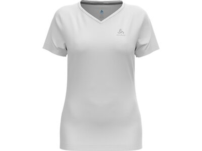 ODLO Damen Shirt T-shirt v-neck s/s F-DRY Weiß