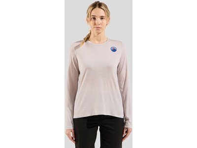 ODLO Damen Shirt ASCENT MERINO 160 MATTERHORN Silber