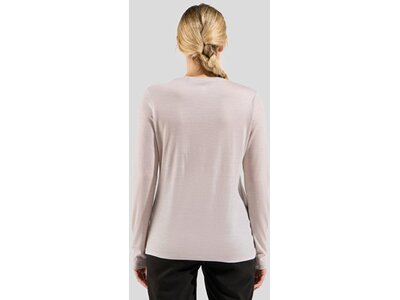 ODLO Damen Shirt ASCENT MERINO 160 MATTERHORN Silber