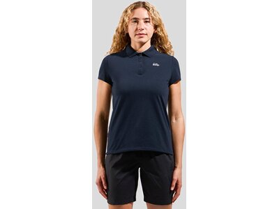 ODLO Damen Polo ESSENTIAL SOLID Schwarz