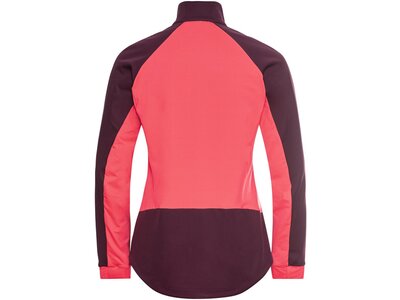 ODLO Damen Funktionsjacke Jacket BRENSHOLMEN Rot