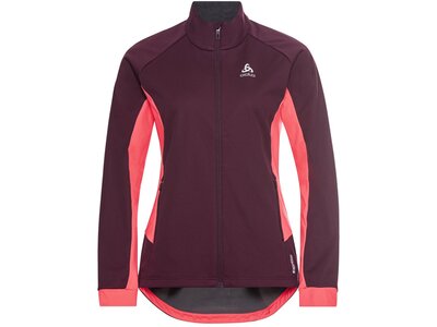 ODLO Damen Funktionsjacke Jacket BRENSHOLMEN Rot