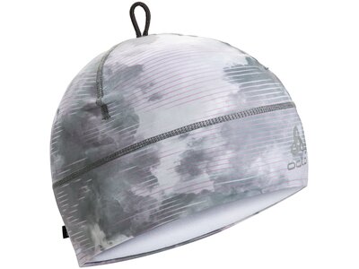 ODLO Mütze mit Print Polyknit Warm Eco Silber