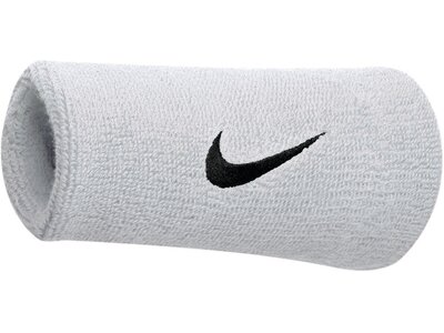 NIKE Swoosh Doublewide Wristbands Weiß