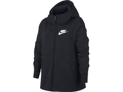 NIKE Mädchen Sweatjacke Schwarz