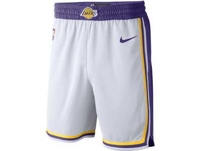 NIKE Herren Fanhose LAL MNK DF SWGMN SHORT ASC 18 Weiß