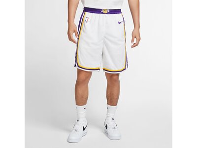 NIKE Herren Fanhose LAL MNK DF SWGMN SHORT ASC 18 Weiß