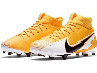 NIKE Kinder Fußballschuhe "Nike Jr. Mercurial Superfly 7 Academy MG" Rasen und Kunstrasen Orange