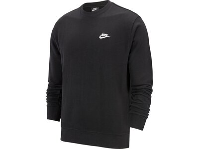 NIKE Herren Sweatshirt M NSW CLUB CRW FT Schwarz