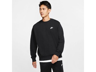 NIKE Herren Sweatshirt M NSW CLUB CRW FT Schwarz