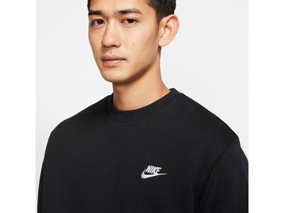 NIKE Herren Sweatshirt M NSW CLUB CRW FT Schwarz