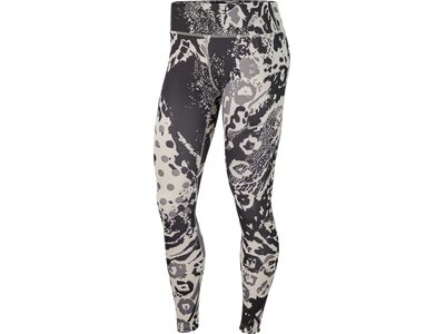 NIKE Damen Tights " 7/8 Printed Running" Silber