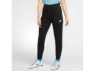 NIKE Damen Sporthose W NSW ESSNTL PANT TIGHT FLC MR Schwarz