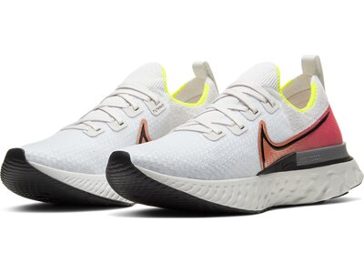 NIKE Herren Laufschuhe "React Infinity Run Flyknit" Silber