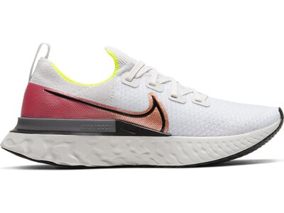 NIKE Herren Laufschuhe "React Infinity Run Flyknit" Silber