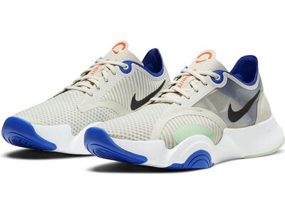 NIKE Herren Hallenschuhe "SuperRep Go" Silber