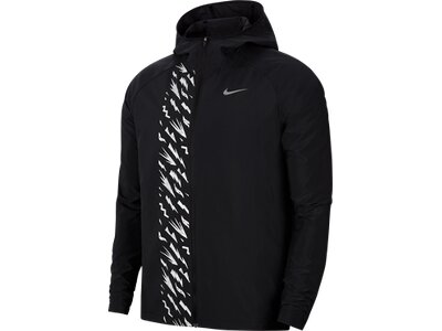 NIKE Herren Laufjacke Schwarz