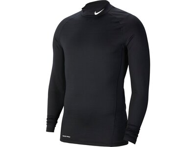 NIKE Underwear - Langarm Pro Warm Top Mock Schwarz