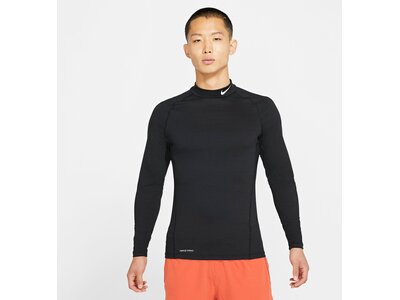 NIKE Underwear - Langarm Pro Warm Top Mock Schwarz