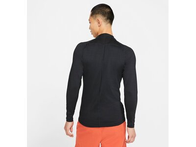 NIKE Underwear - Langarm Pro Warm Top Mock Schwarz