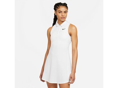 NIKE Damen Kleid W NKCT VCTRY POLO DRSS PRFRMNC Weiß