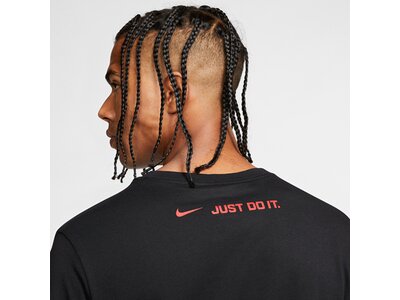 NIKE Herren Shirt NSW TEE SS PRNT PK SWOOSH Pink