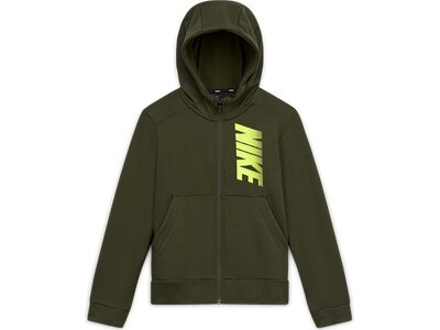 NIKE Jungen Sweatjacke mit Kapuze Grün