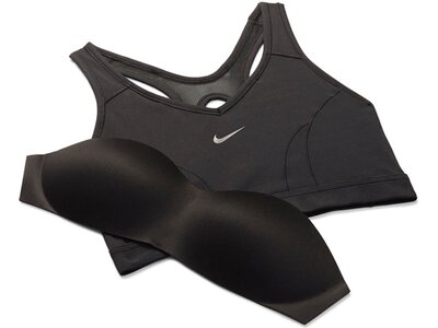 NIKE Damen Top W NK SWOOSH ICNCLSH BRA VN Schwarz