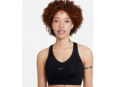 NIKE Damen Top W NK SWOOSH ICNCLSH BRA VN Schwarz