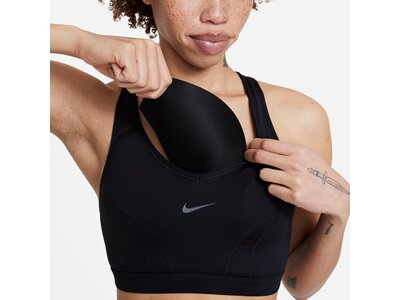 NIKE Damen Top W NK SWOOSH ICNCLSH BRA VN Schwarz