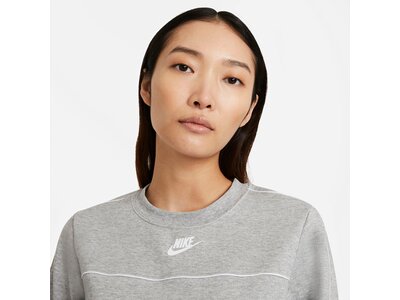 NIKE Damen Sweatshirt W NSW MLNM ESSNTL FLC CREW Grau