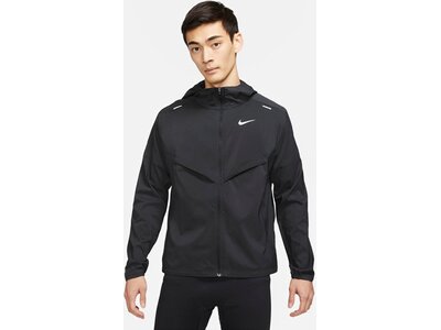 NIKE Herren Laufjacke Windrunner Schwarz