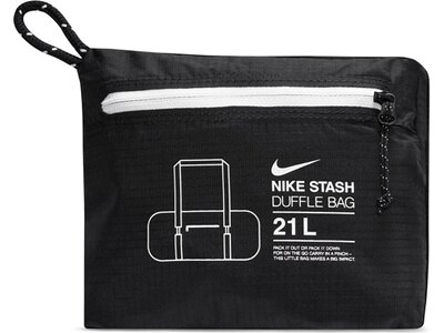 NIKE Freizeittasche NK STASH DUFF Schwarz