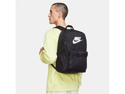 NIKE Rucksack Heritage Schwarz