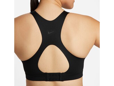 NIKE Damen Top W NK DF ALPHA ZIP-FRONT BRA Schwarz
