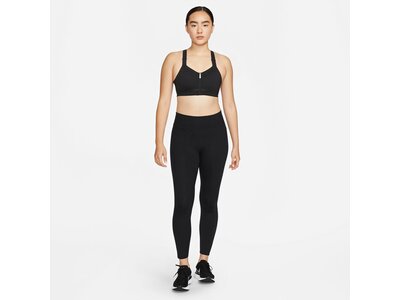 NIKE Damen Top W NK DF ALPHA ZIP-FRONT BRA Schwarz