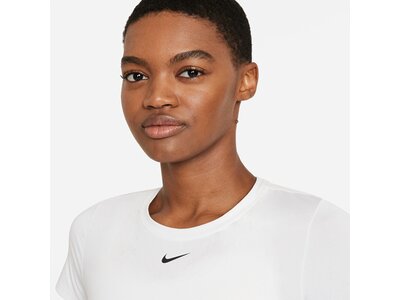 NIKE Damen ONE DF SS SLIM TOP Weiß